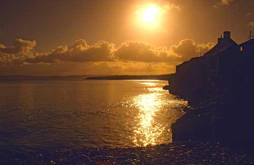 Moelfre-Beach-sunset